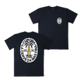 Beach Flora Tee Navy T-Shirt Corona