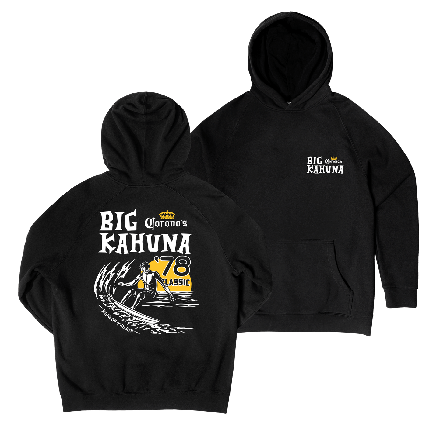 Big Kahuna Hoodie Black Hoodie Corona