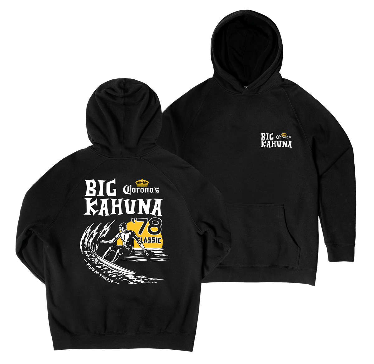 Big Kahuna Hoodie Black Hoodie Corona