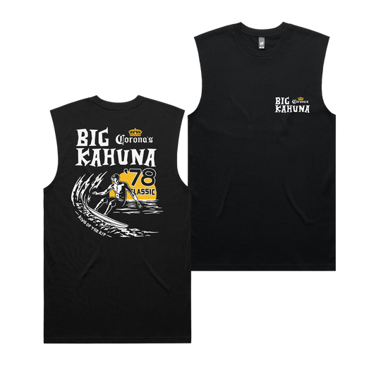 Big Kahuna Muscle Tee Black Muscle Corona