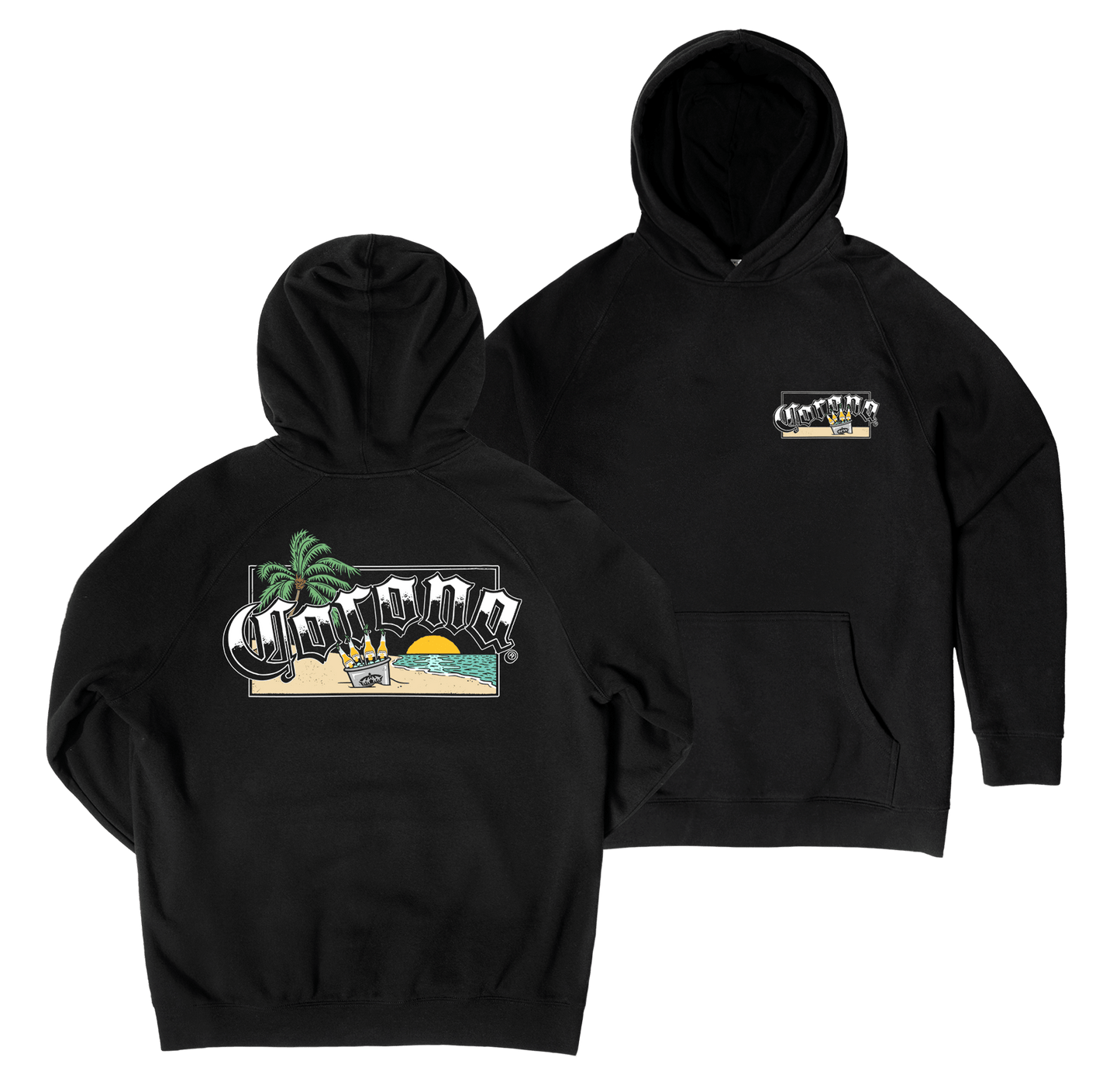 Bucket Hoodie Black Hoodie Corona