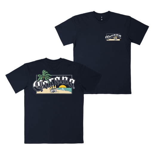Bucket Tee Navy T-Shirt Corona