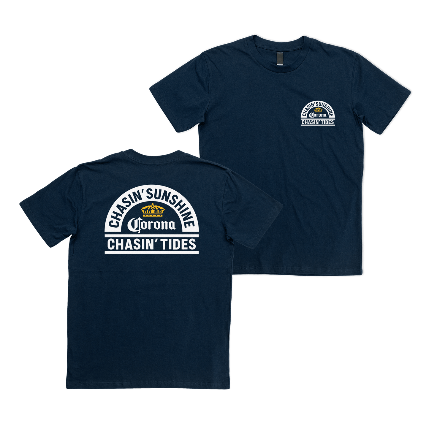 Chasin' Tides Tee Navy T-Shirt Corona