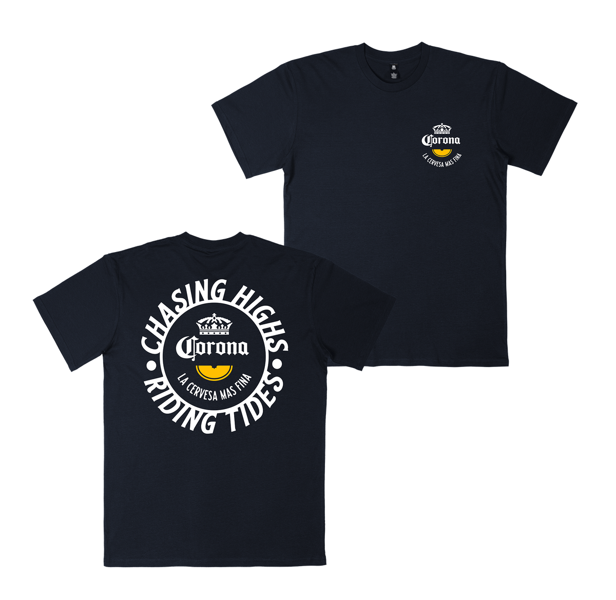 Chasing Highs Tee Navy T-Shirt Corona