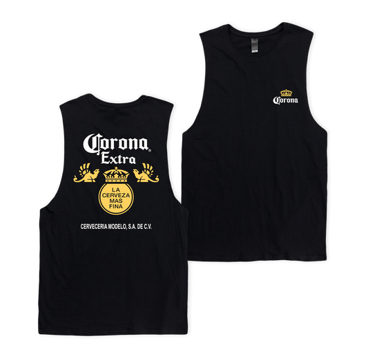 Clasico Muscle Tee Black Muscle Tanks Corona