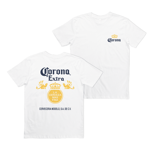 Clasico Tee White T-Shirt Corona