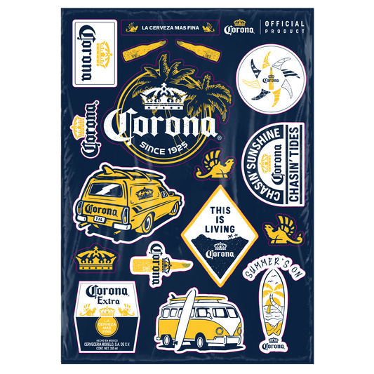 Corona Extra Sticker Sheet Stickers Corona