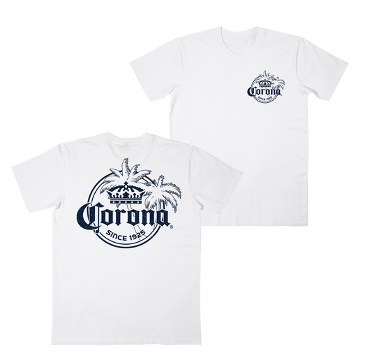 Corona Retro Tee White T-Shirt Corona