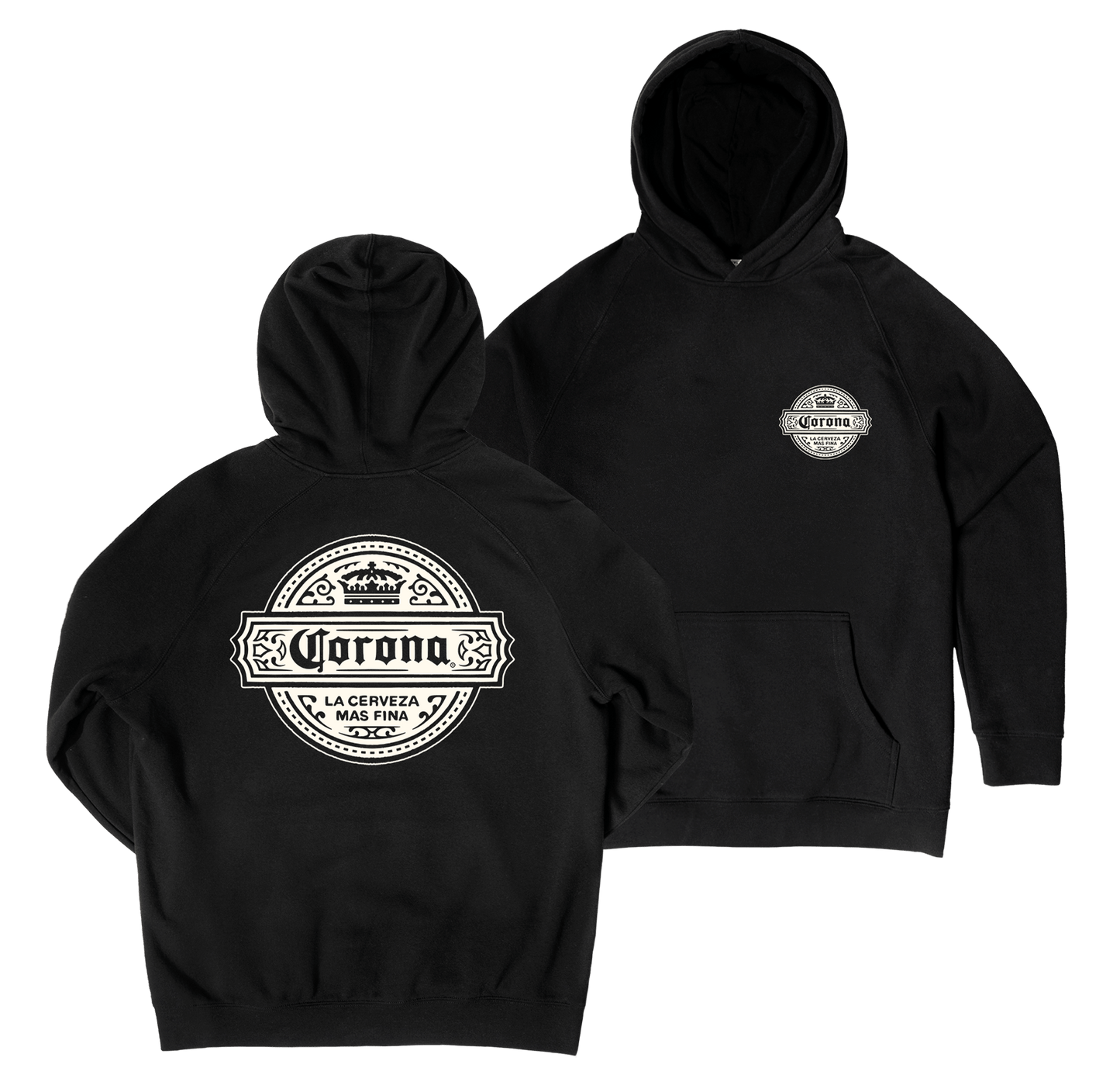 Corona Seal Hoodie Black Hoodie Corona