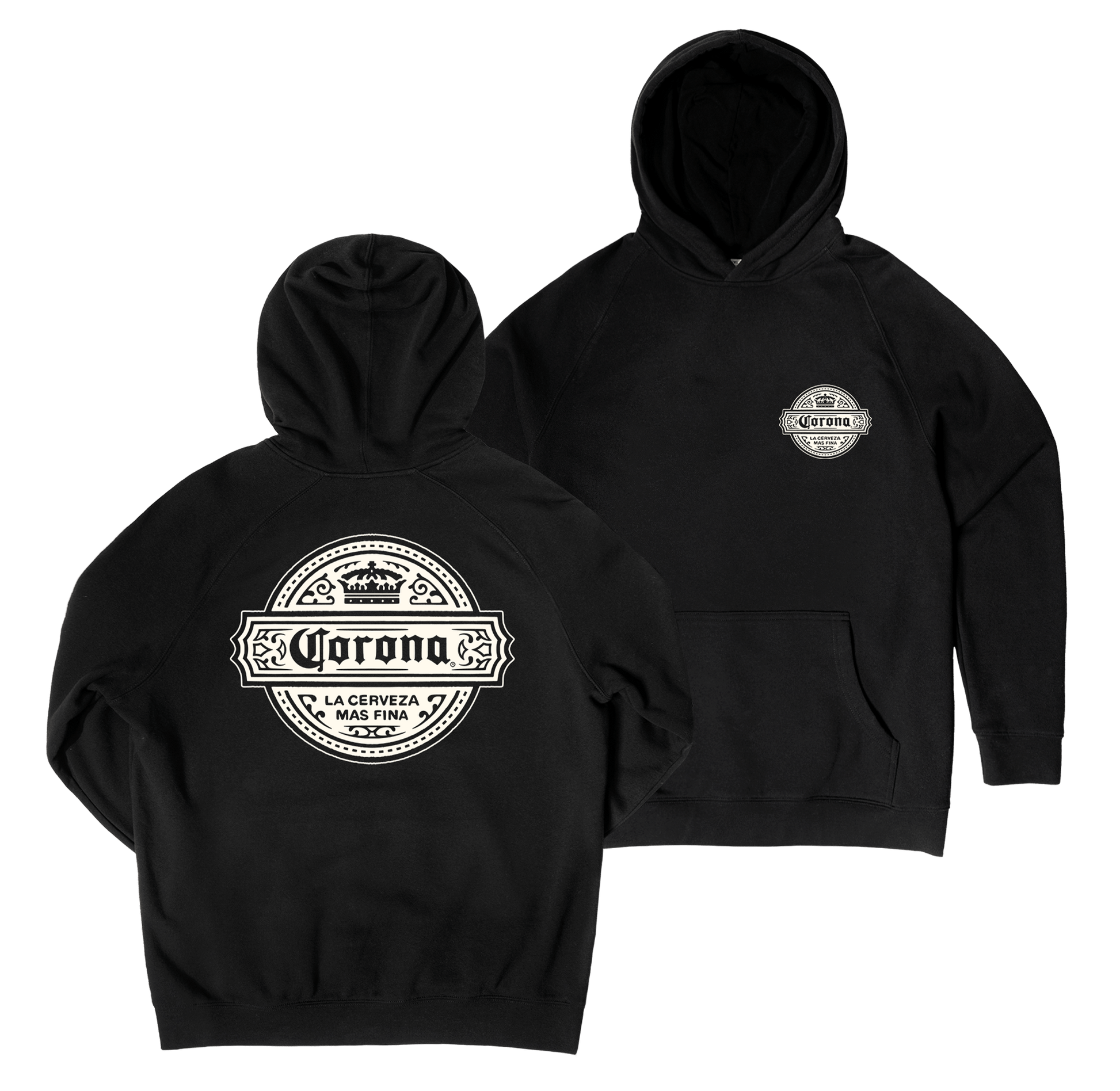 Corona Seal Hoodie Black Hoodie Corona