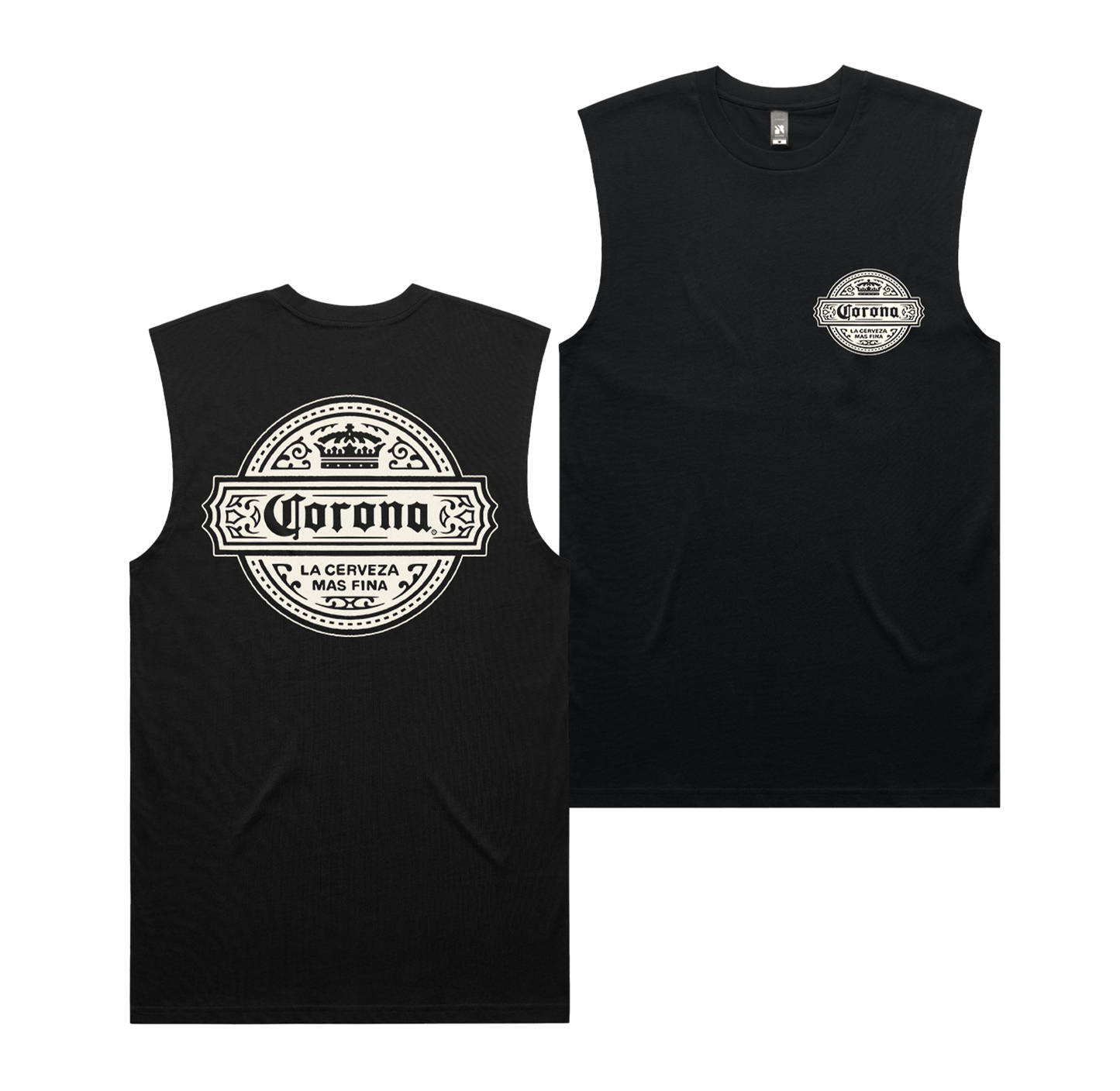 Corona Seal Muscle Tee Black Muscle Corona