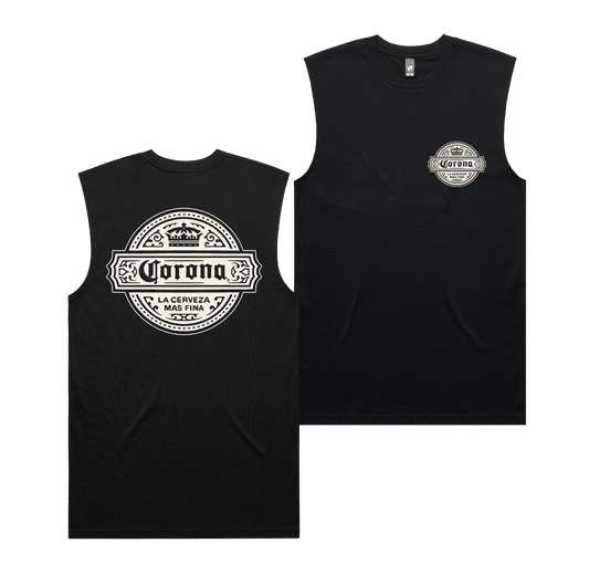Corona Seal Muscle Tee Black Muscle Corona