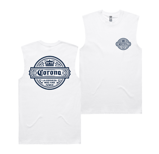 Corona Seal Muscle Tee White Muscle Corona