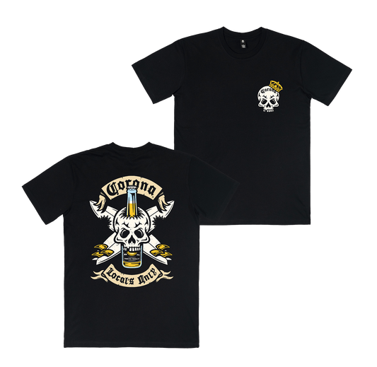 Locals Only Tee Black T-Shirt Corona