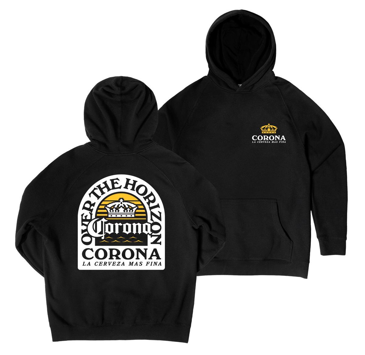Over the Horizon Hoodie Black Hoodie Corona