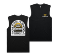 Over the Horizon Muscle Tee Black T-Shirt Corona
