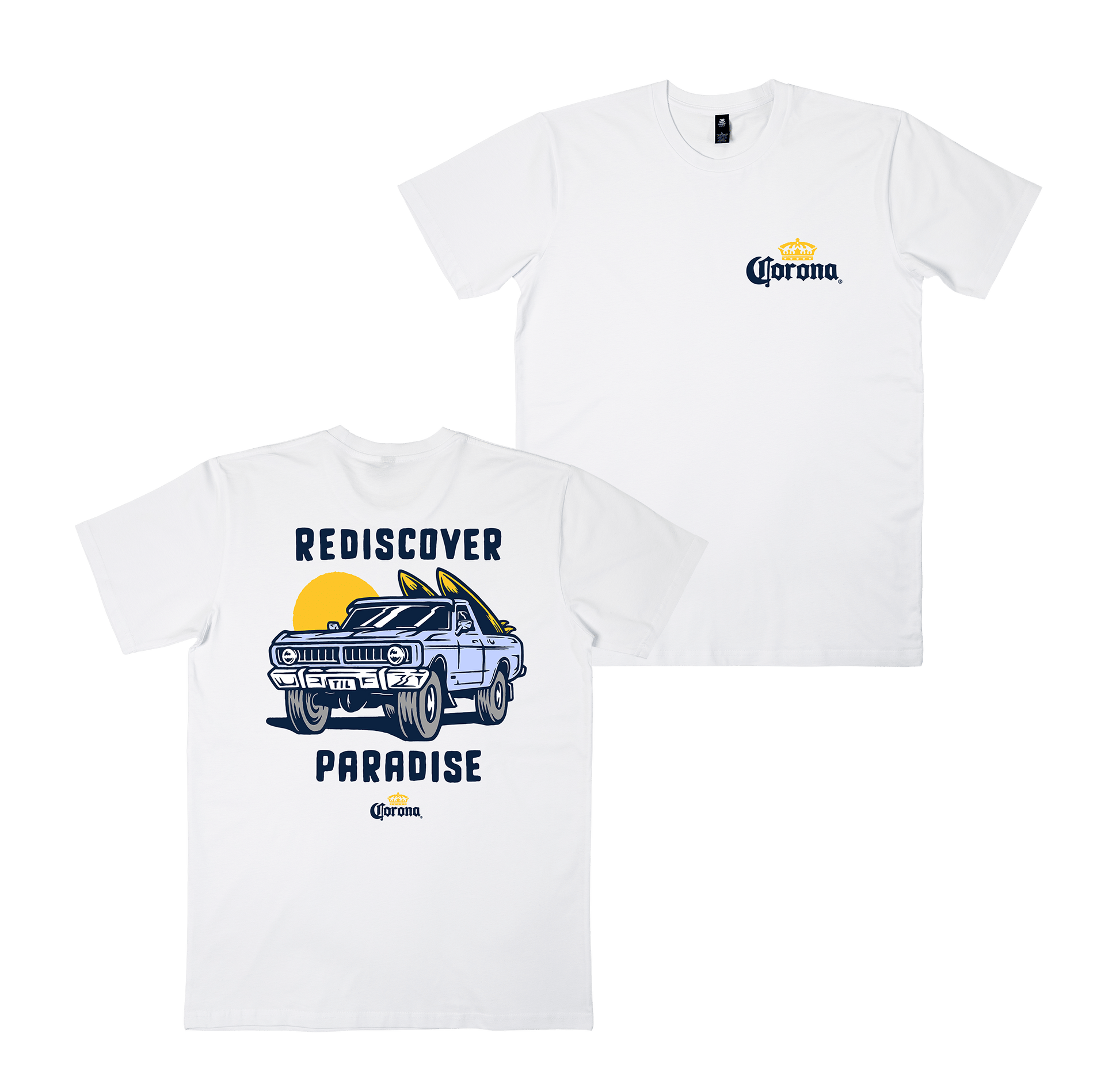 Rediscover Paradise Tee White T-Shirt Corona