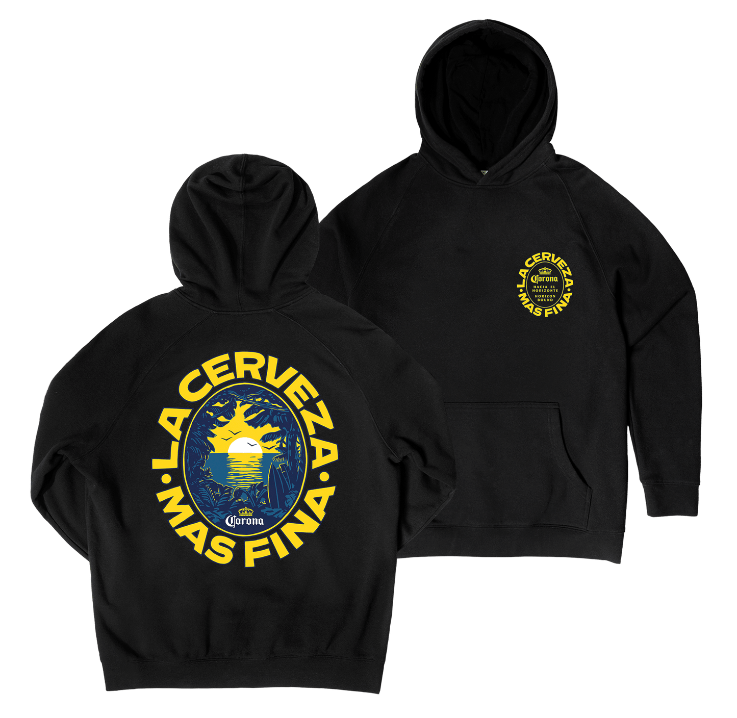 Sunset Bound Hoodie Black Hoodie Corona