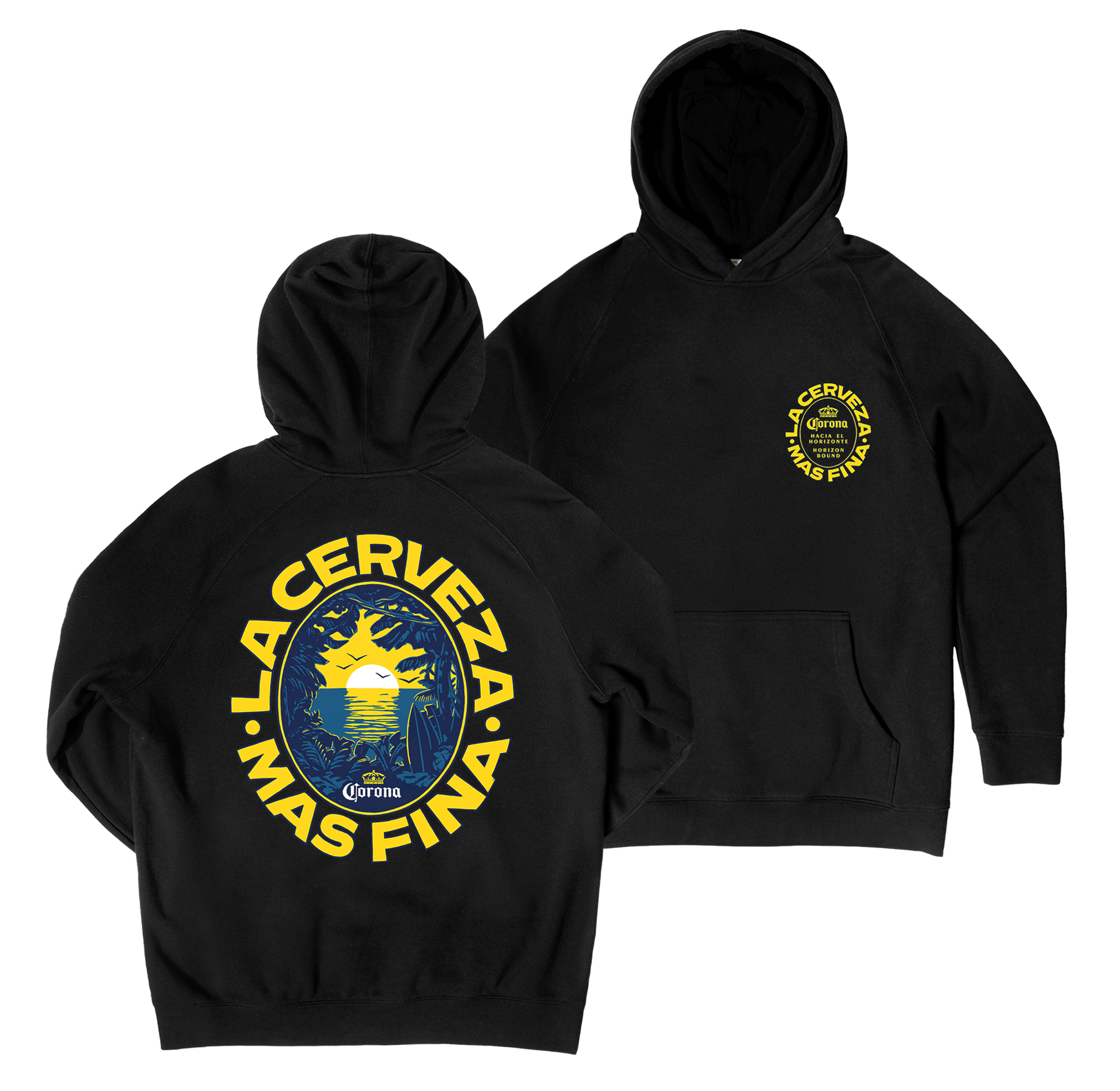 Sunset Bound Hoodie Black Hoodie Corona