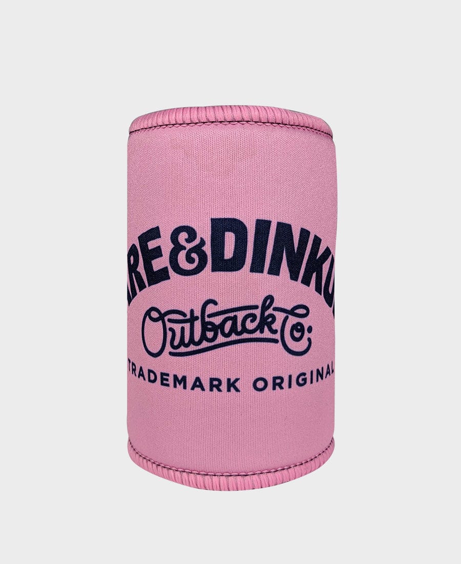 Premium Stubby Cooler Pink Fare & Dinkum