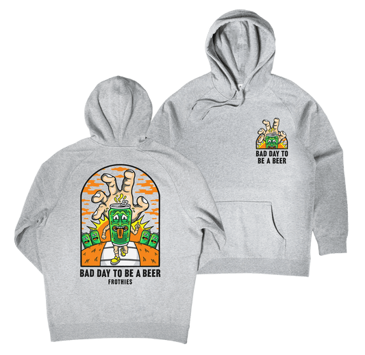 Bad Day Hoodie Grey Hoodie Frothies