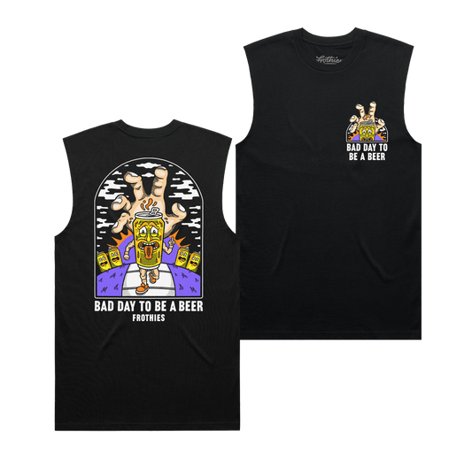 Bad Day Muscle Tee Black Muscle Tank Frothies