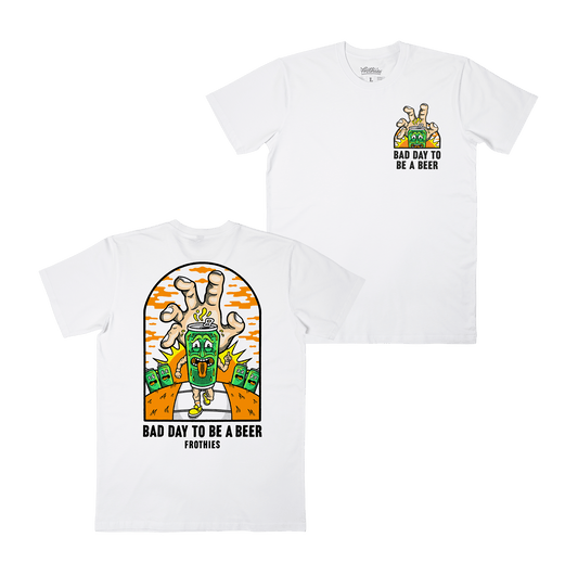 Bad Day Tee White T-Shirts Frothies