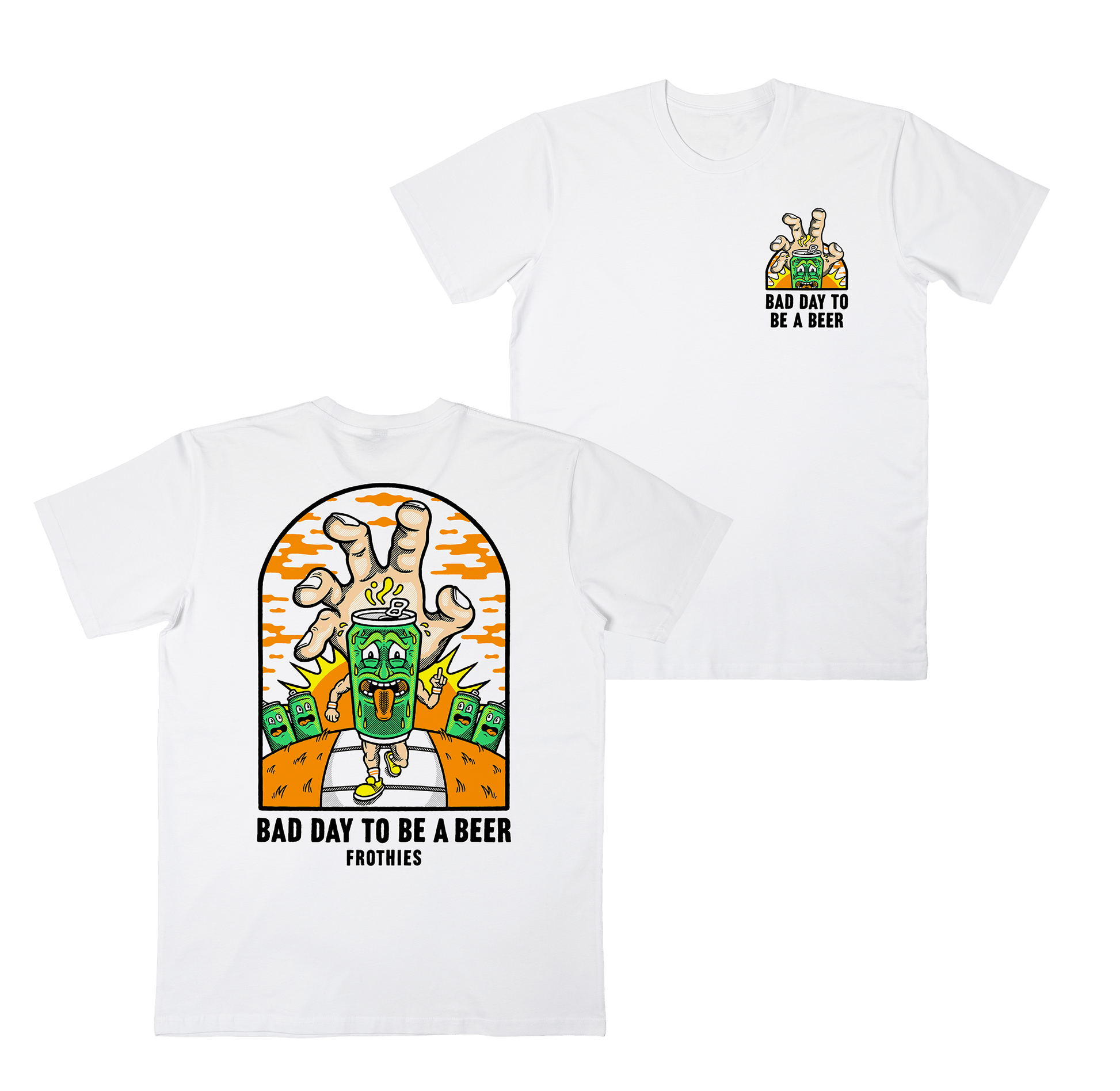 Bad Day Tee White T-Shirts Frothies