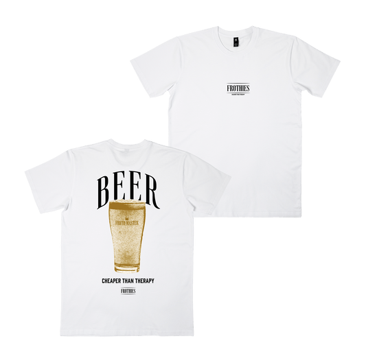 Beer Tee White T-Shirt Frothies