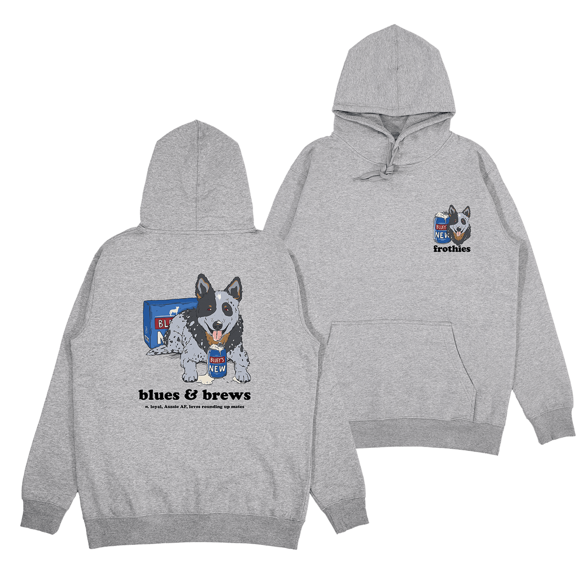 Blues & Brews Hoodie Hoodie Frothies