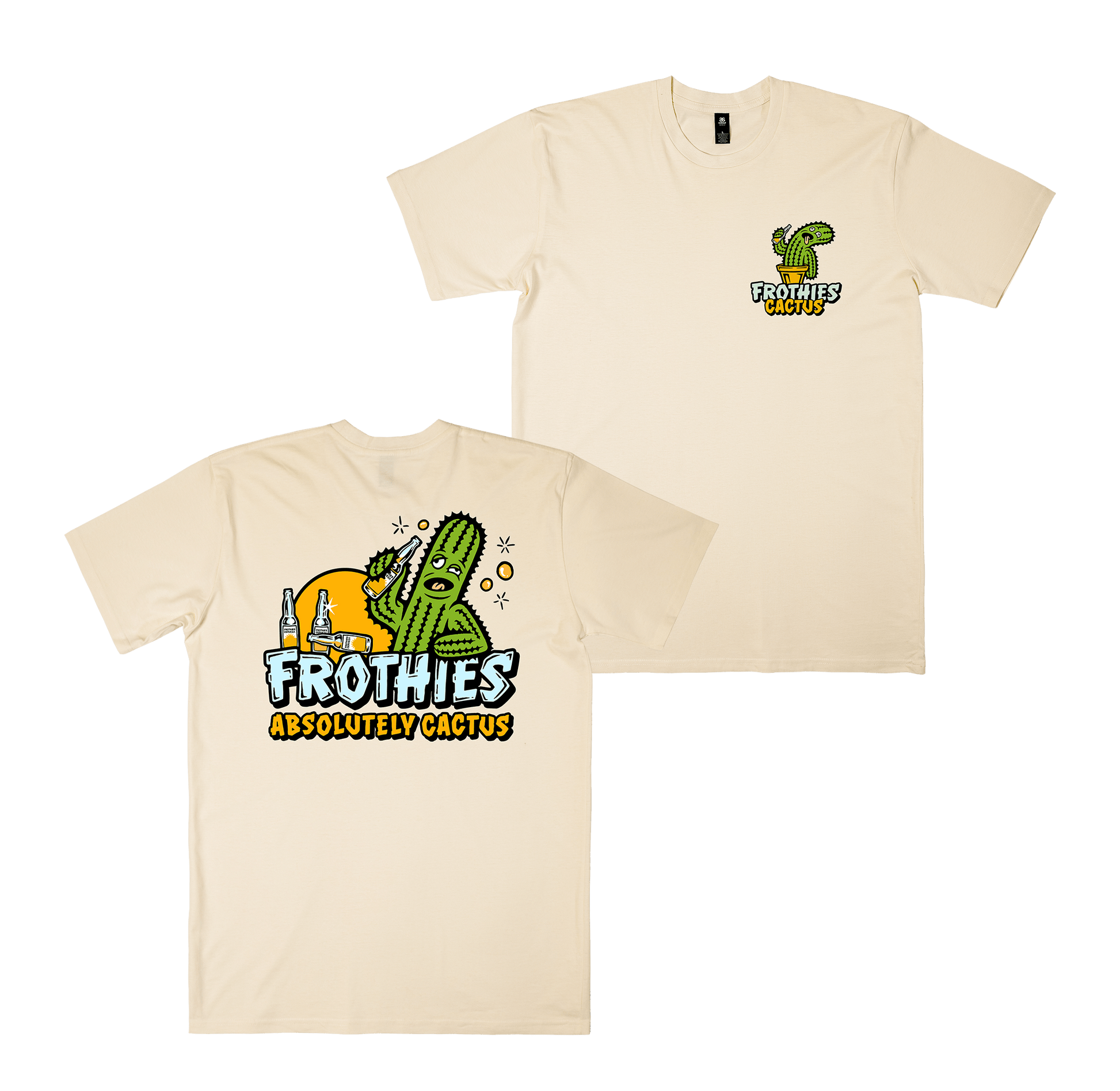 Cactus Tee Ecru T-Shirt Frothies