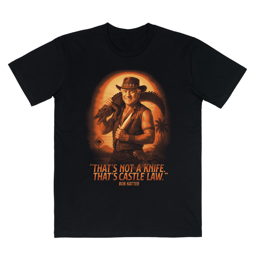 Castle Law Crusader Tee Black T-Shirt Frothies