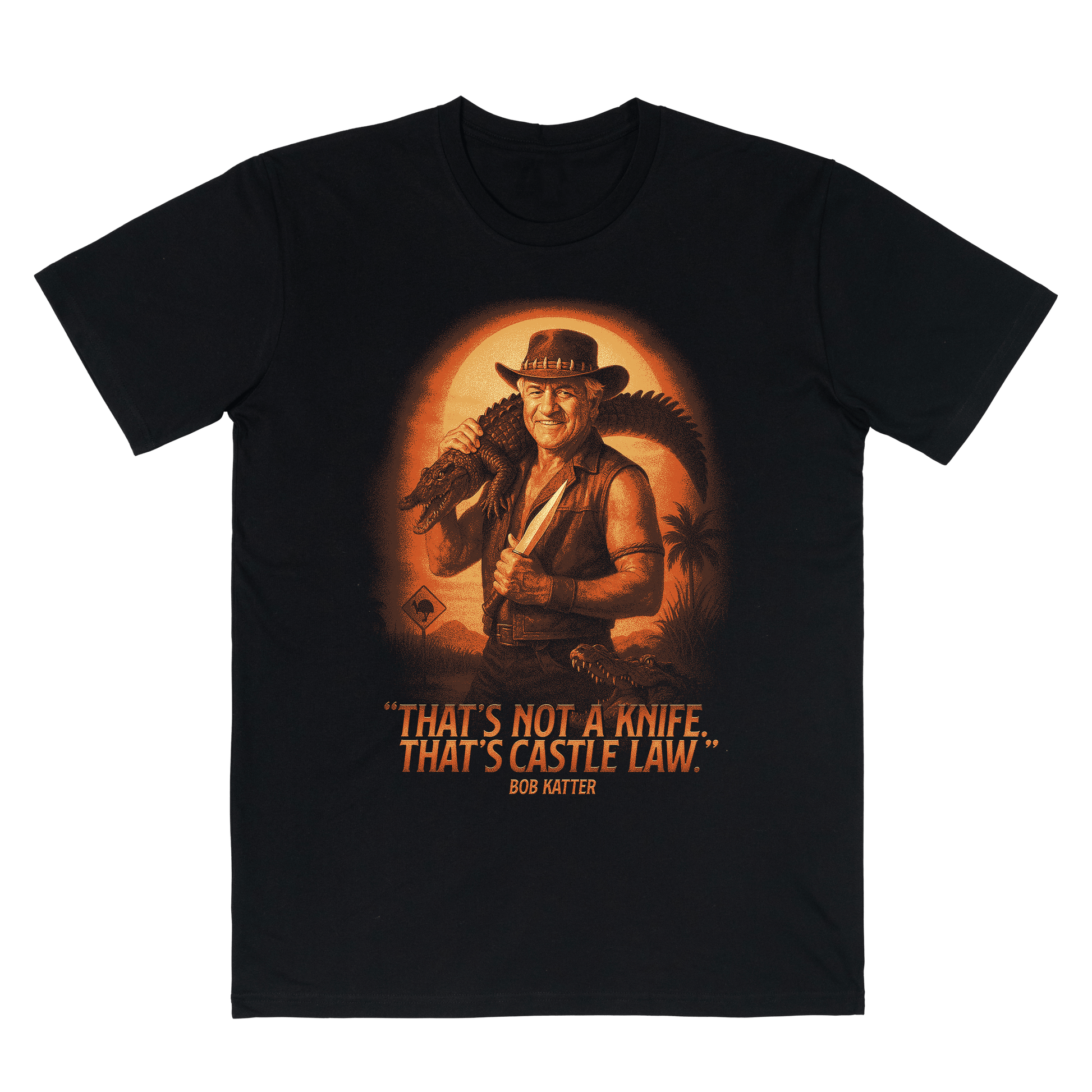 Castle Law Crusader Tee Black T-Shirt Frothies