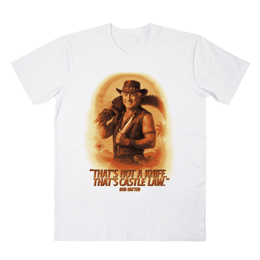 Castle Law Crusader Tee White T-Shirt Frothies