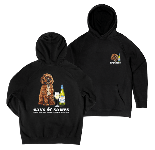 Cavs & Sauvs Hoodie Black Hoodie Frothies