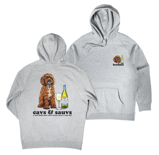 Cavs & Sauvs Hoodie Grey Hoodie Frothies