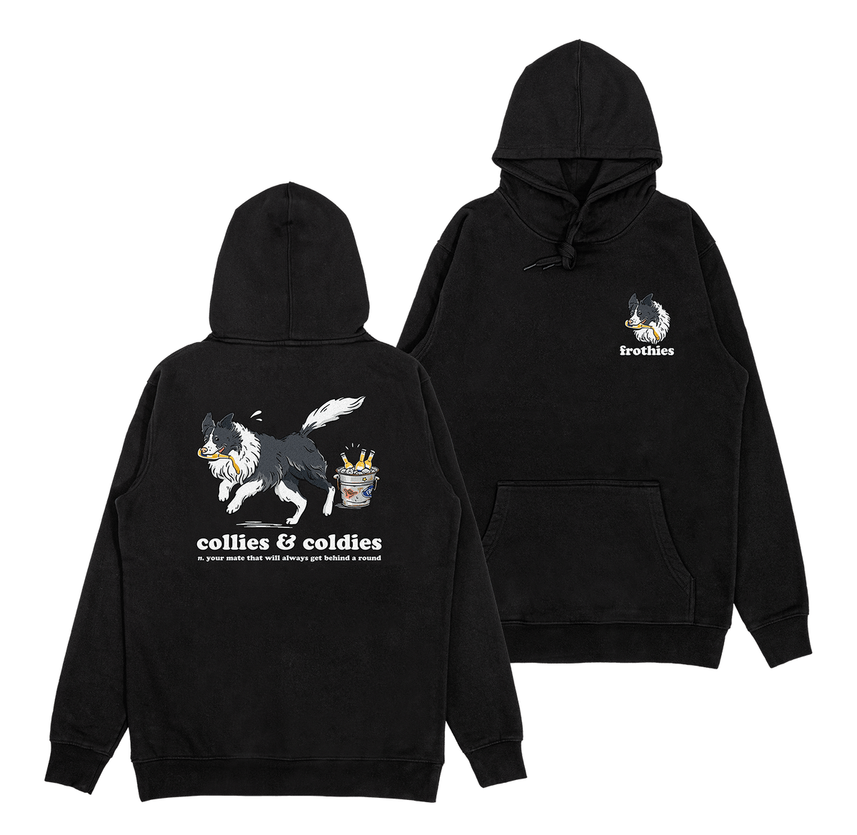 Collies & Coldies Hoodie Hoodie Frothies