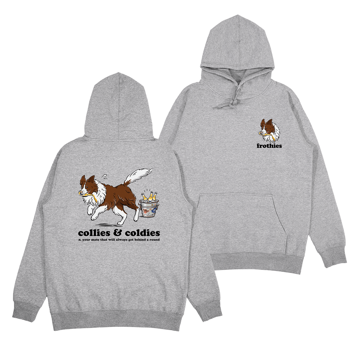 Collies & Coldies Hoodie Hoodie Frothies