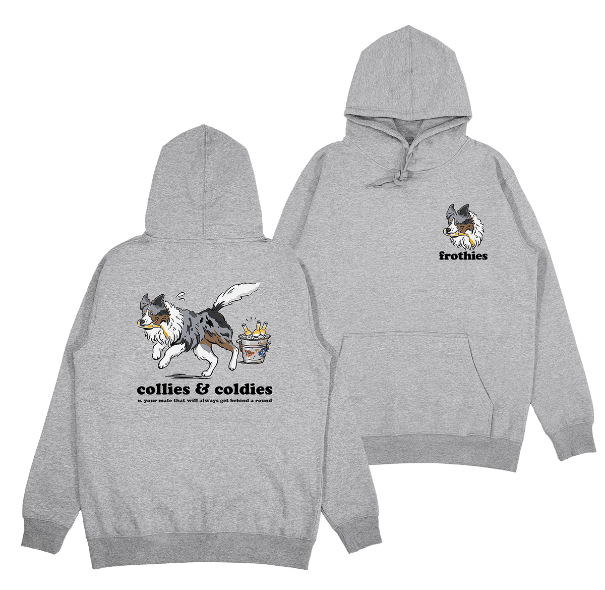 Collies & Coldies Hoodie Hoodie Frothies