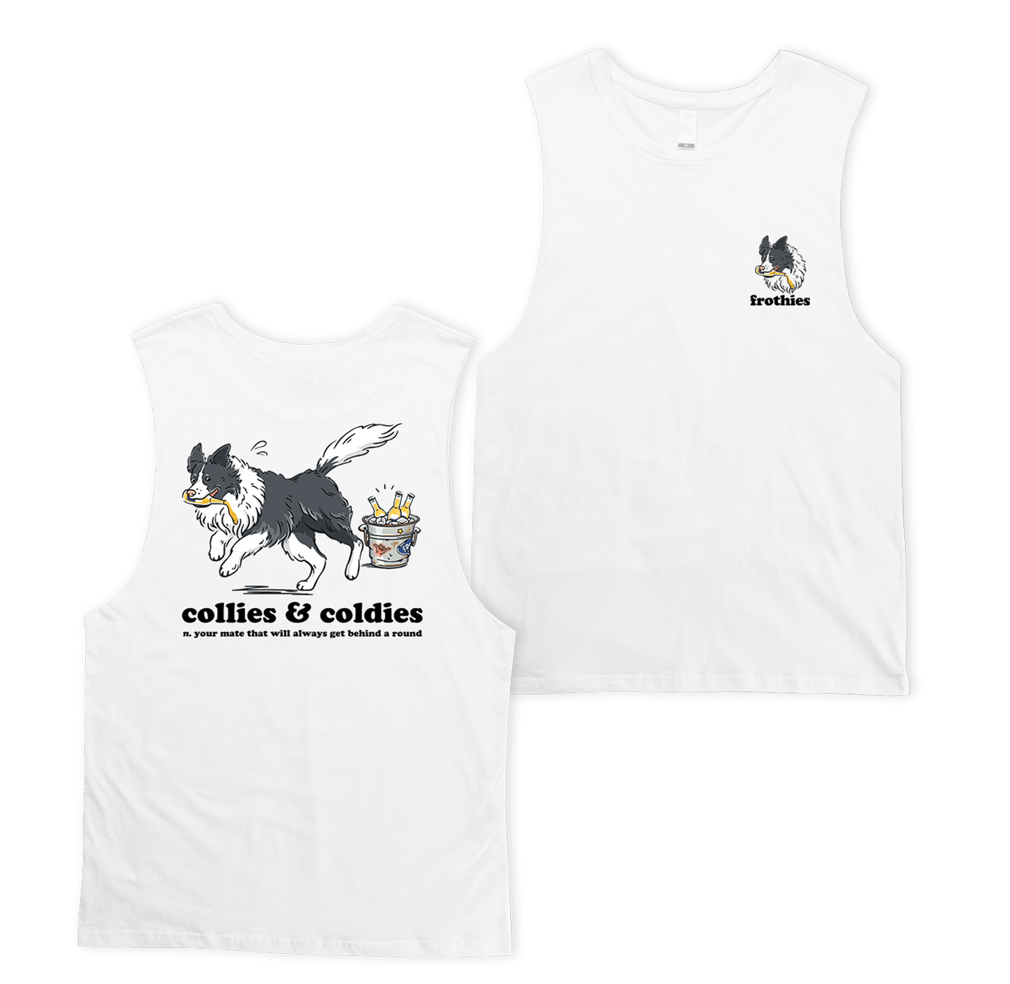 Collies & Coldies Muscle Tee Muscle Tanks Frothies