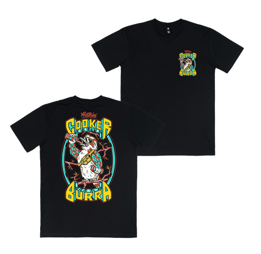 Cookerburra Tee Black T-Shirt Frothies