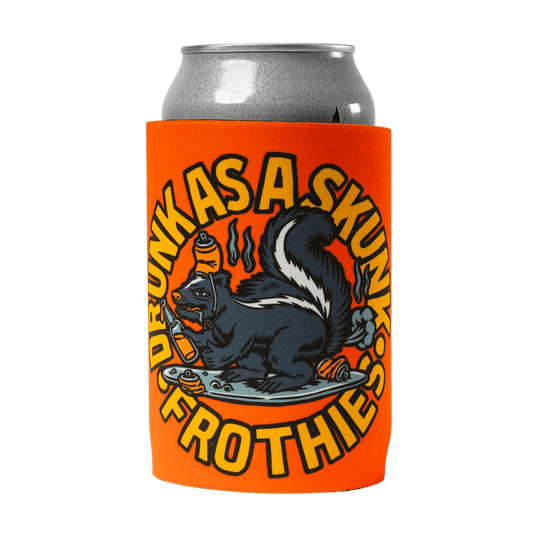 Drunk Skunk Stubby Cooler Stubby Cooler Frothies