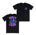 Drunk Skunk Tee Black T-Shirt Frothies