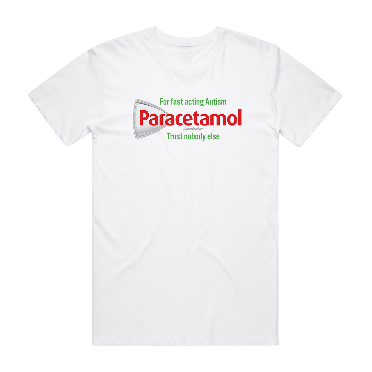 Fast Acting Tee White T-Shirt Frothies