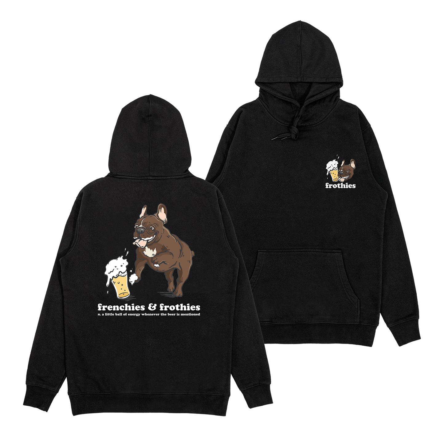 Frenchies & Frothies Hoodie Hoodie Frothies