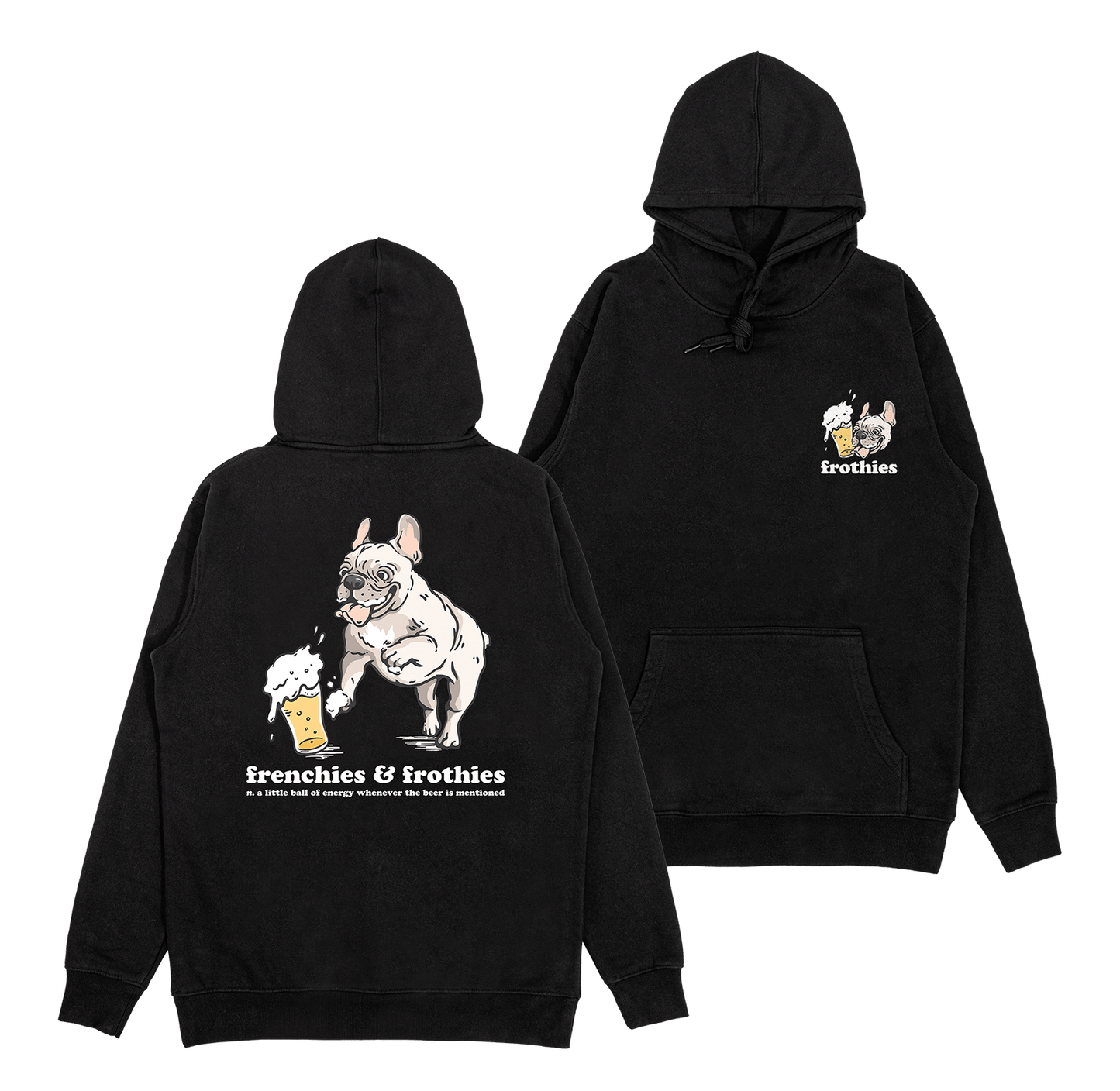Frenchies & Frothies Hoodie Hoodie Frothies
