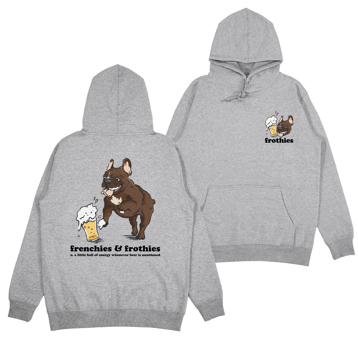 Frenchies & Frothies Hoodie Hoodie Frothies