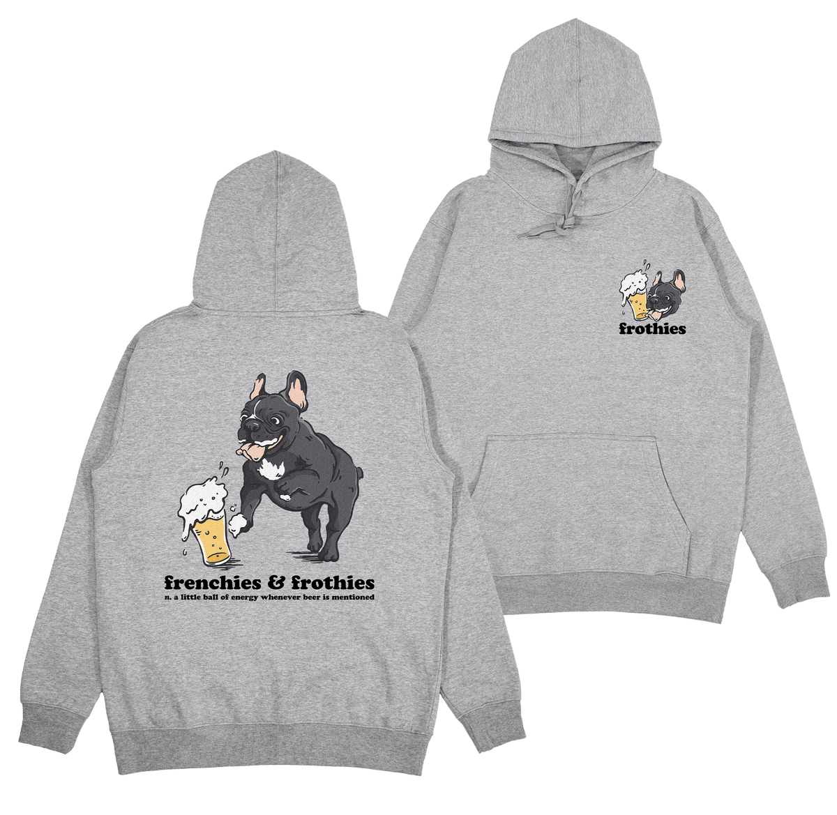 Frenchies & Frothies Hoodie Hoodie Frothies