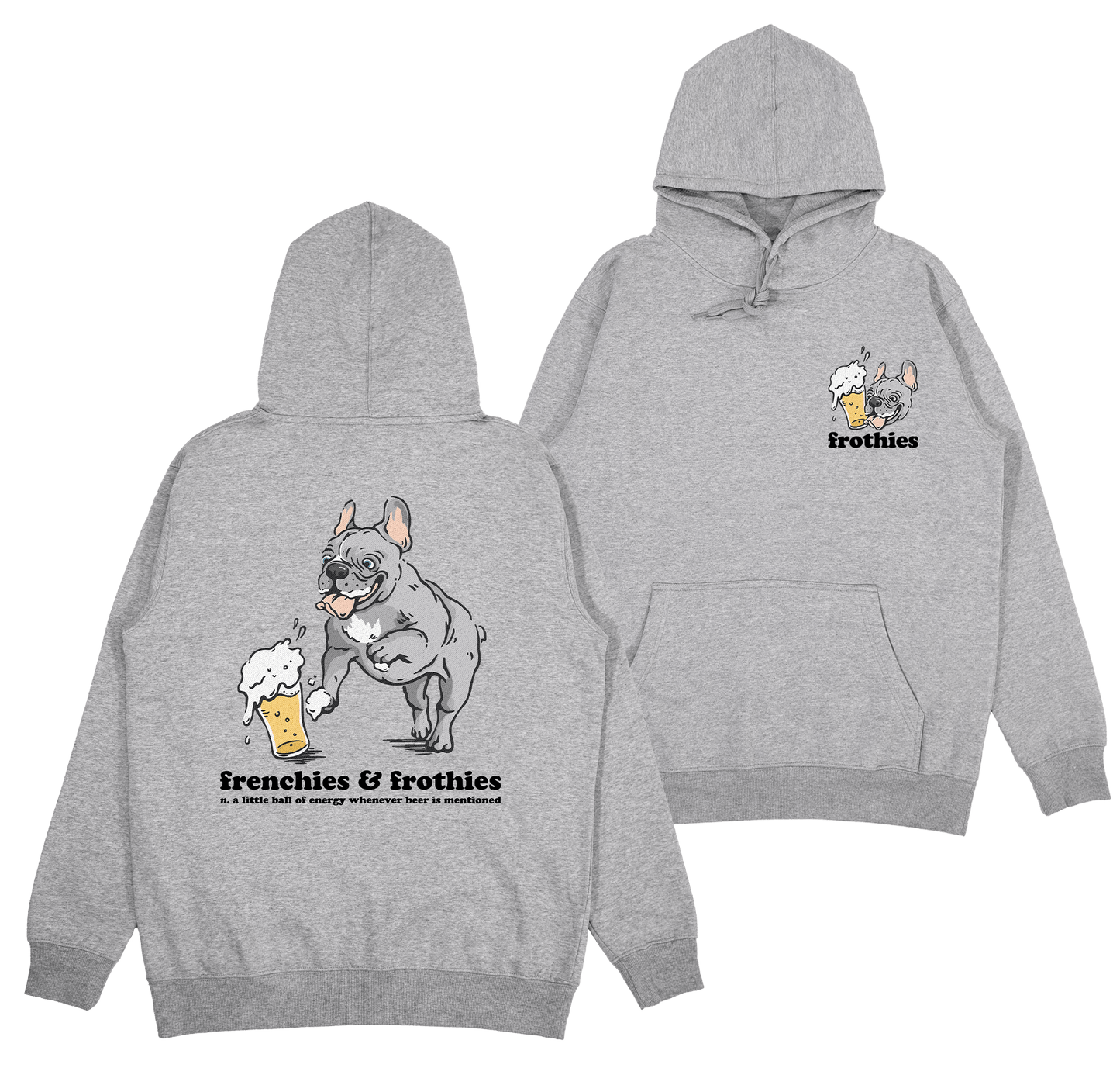 Frenchies & Frothies Hoodie Hoodie Frothies