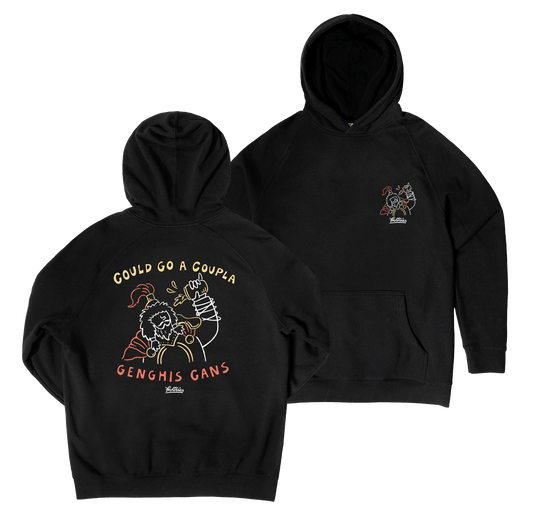 Genghis Cans Hoodie Black Hoodie Frothies